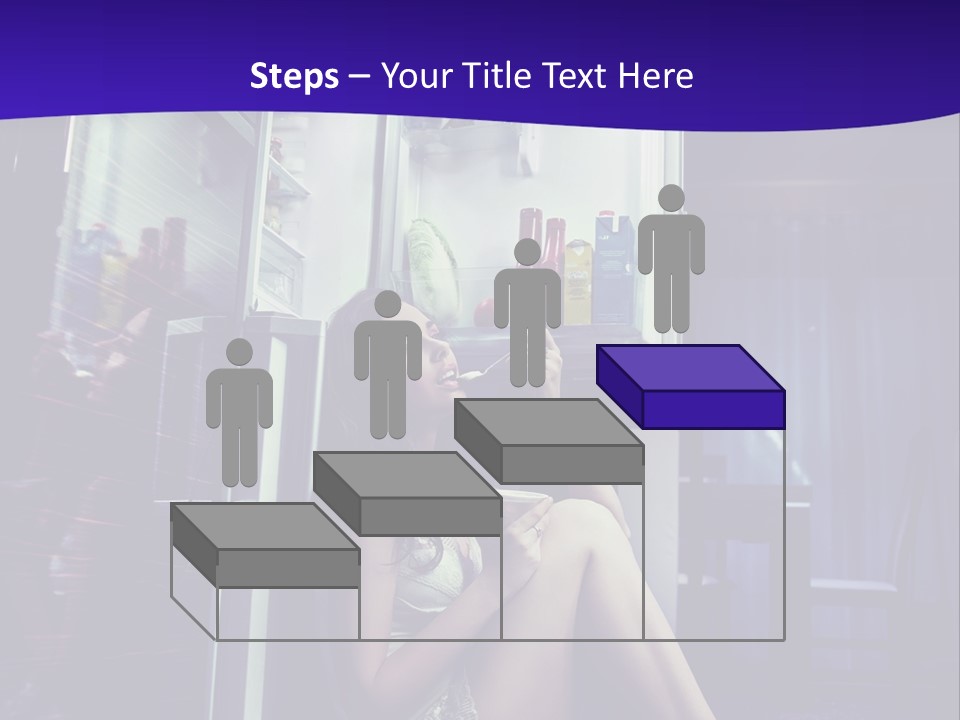 Surprised Beauty Sneak PowerPoint Template