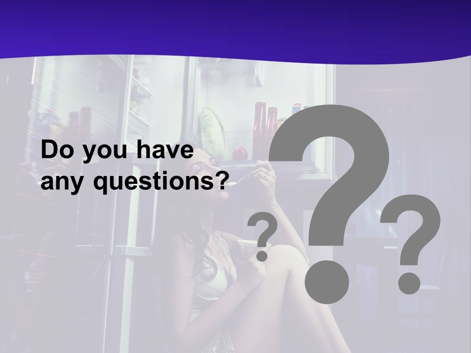 Surprised Beauty Sneak PowerPoint Template