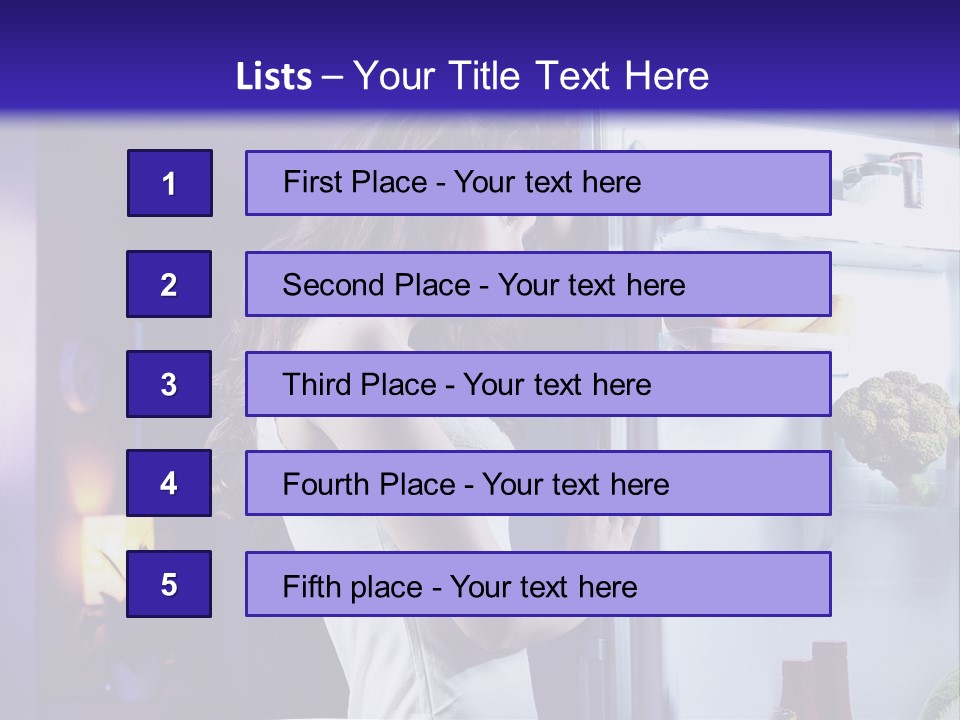 Belly Body Model PowerPoint Template