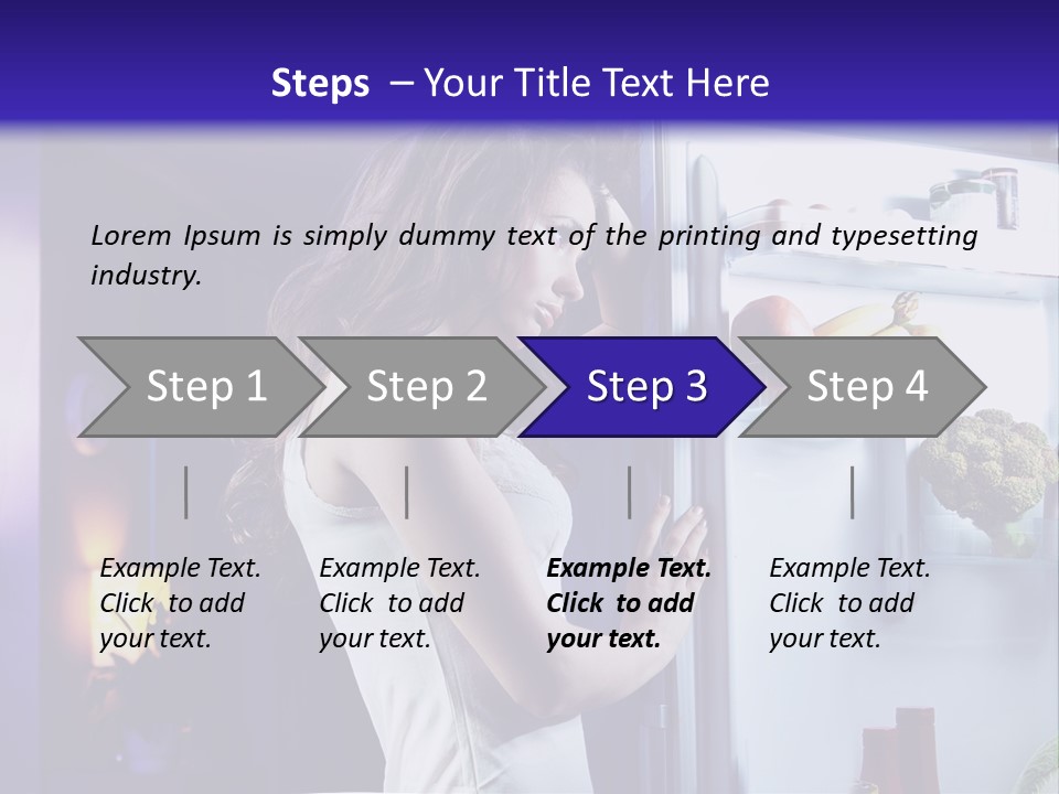 Belly Body Model PowerPoint Template