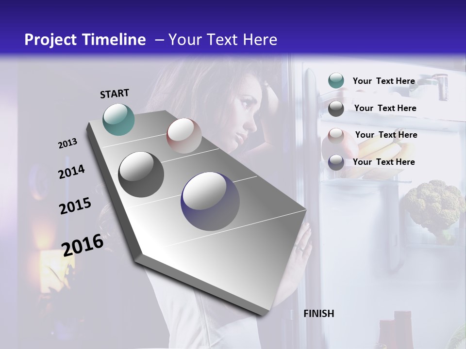 Belly Body Model PowerPoint Template