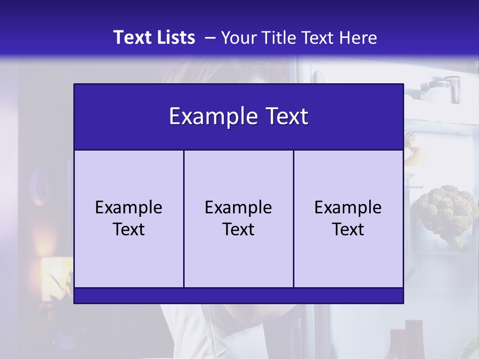 Belly Body Model PowerPoint Template