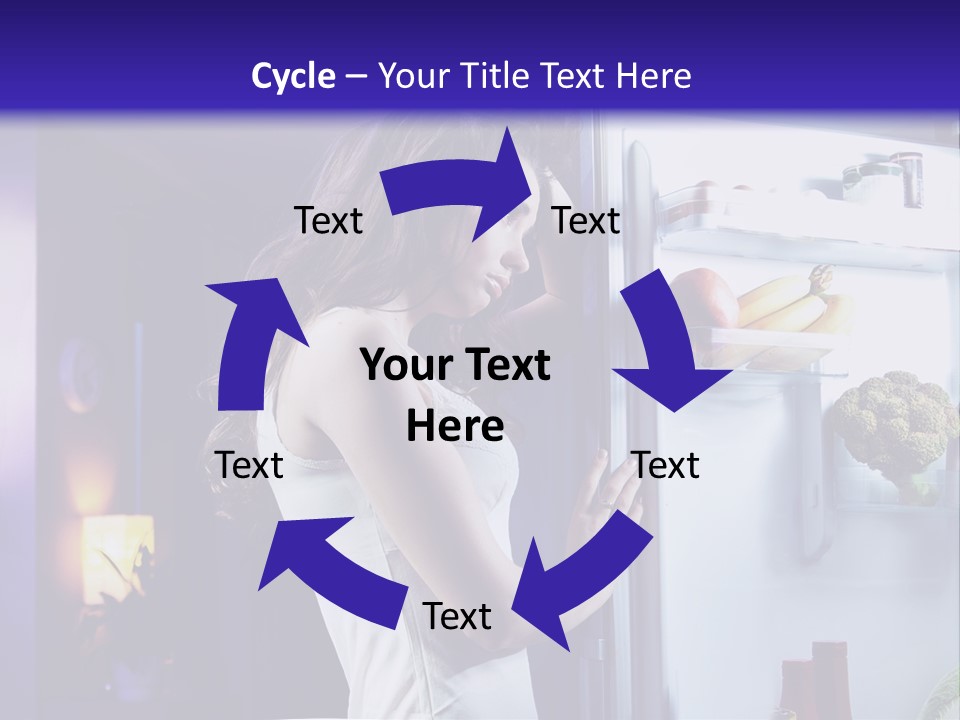 Belly Body Model PowerPoint Template