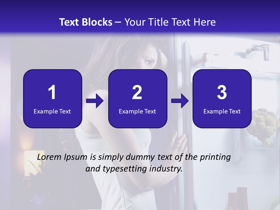 Belly Body Model PowerPoint Template