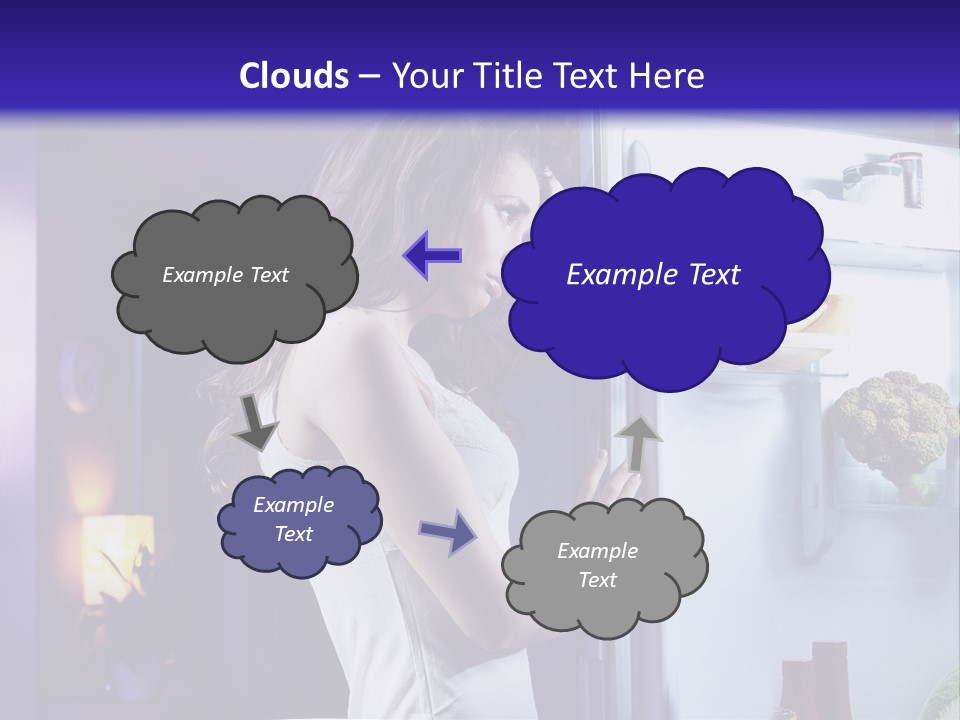 Belly Body Model PowerPoint Template