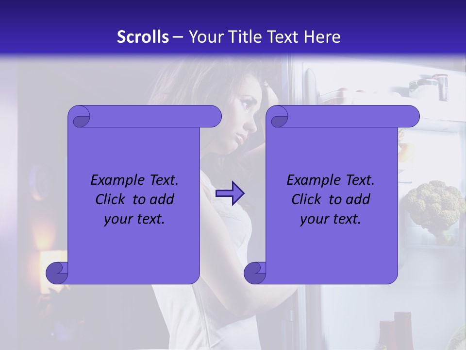 Belly Body Model PowerPoint Template