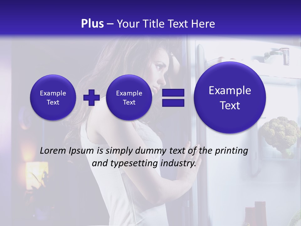 Belly Body Model PowerPoint Template