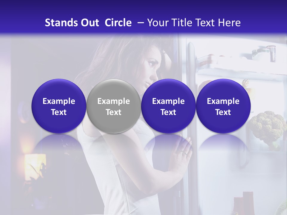 Belly Body Model PowerPoint Template