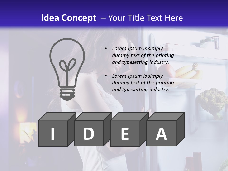 Belly Body Model PowerPoint Template