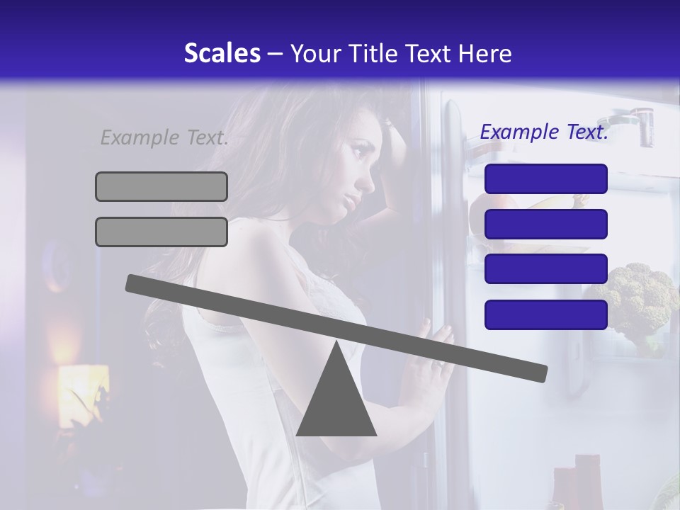 Belly Body Model PowerPoint Template