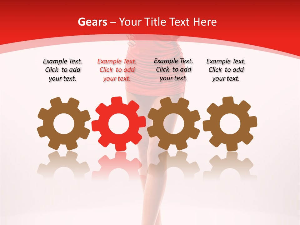 Sexy Portrait Platform PowerPoint Template