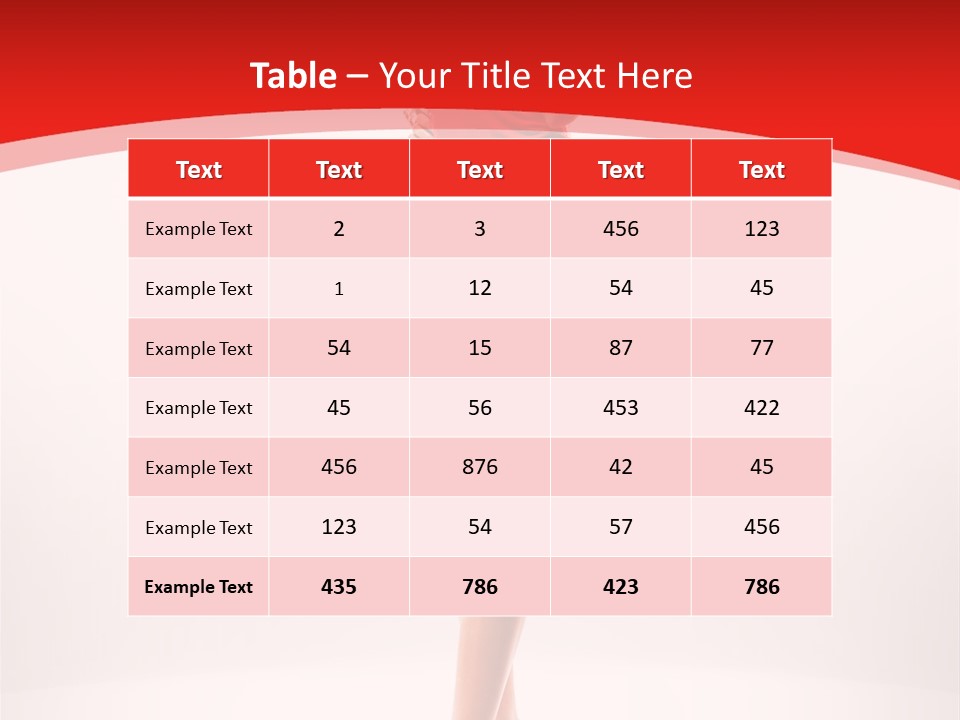 Sexy Portrait Platform PowerPoint Template