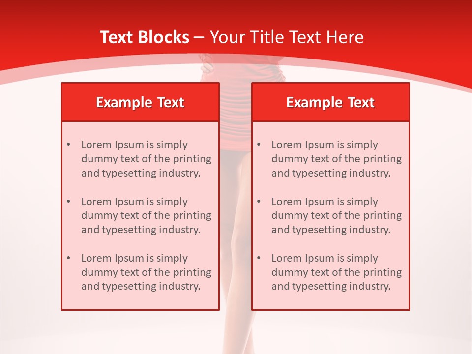 Sexy Portrait Platform PowerPoint Template