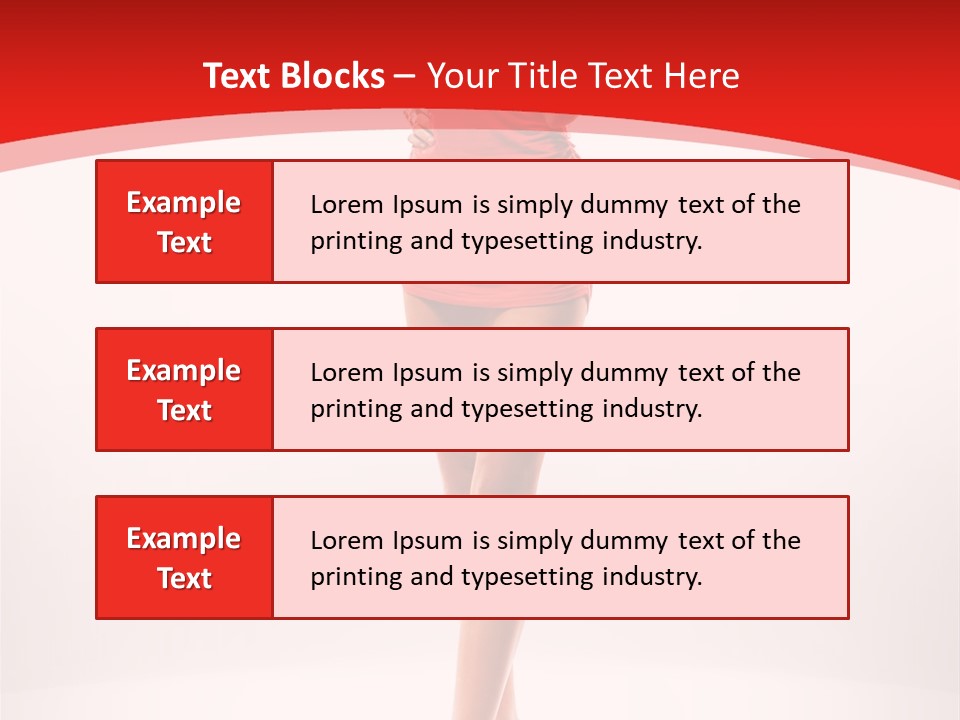 Sexy Portrait Platform PowerPoint Template