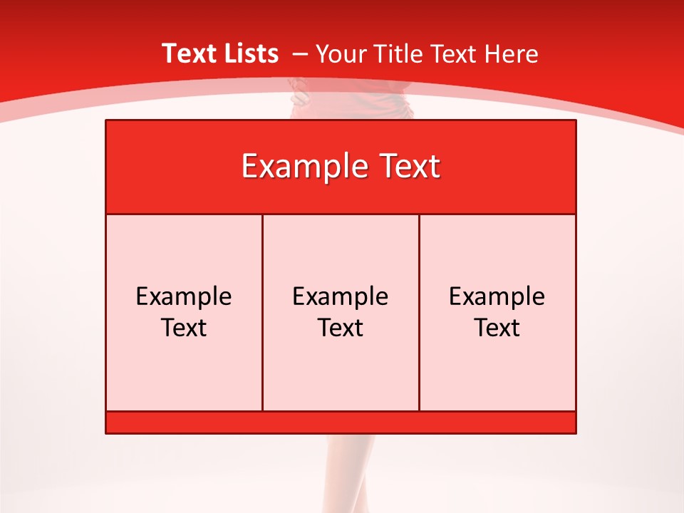 Sexy Portrait Platform PowerPoint Template
