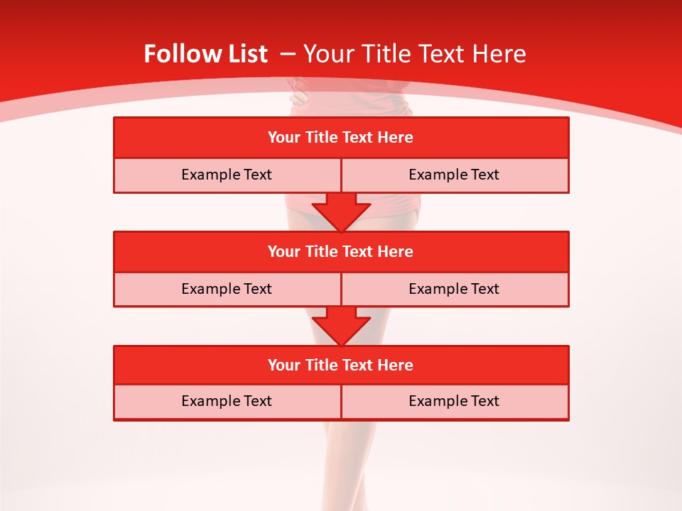 Sexy Portrait Platform PowerPoint Template
