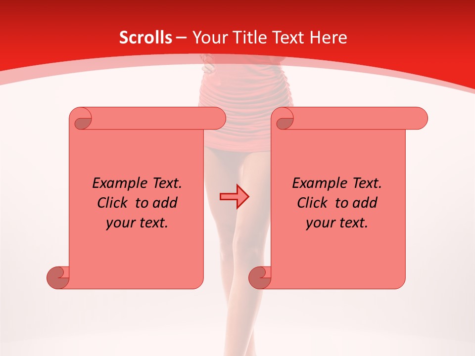 Sexy Portrait Platform PowerPoint Template