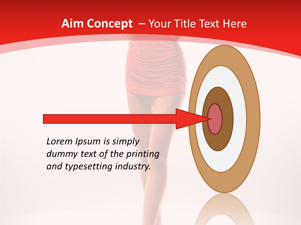 Sexy Portrait Platform PowerPoint Template