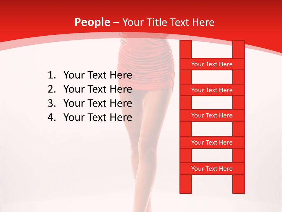 Sexy Portrait Platform PowerPoint Template