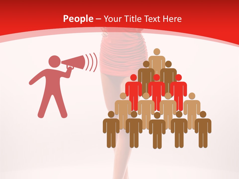 Sexy Portrait Platform PowerPoint Template