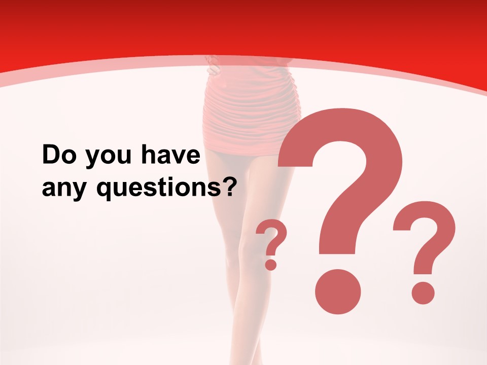 Sexy Portrait Platform PowerPoint Template