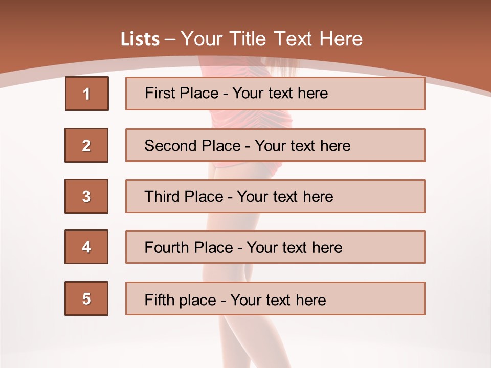 Slender Relaxed Necesser PowerPoint Template