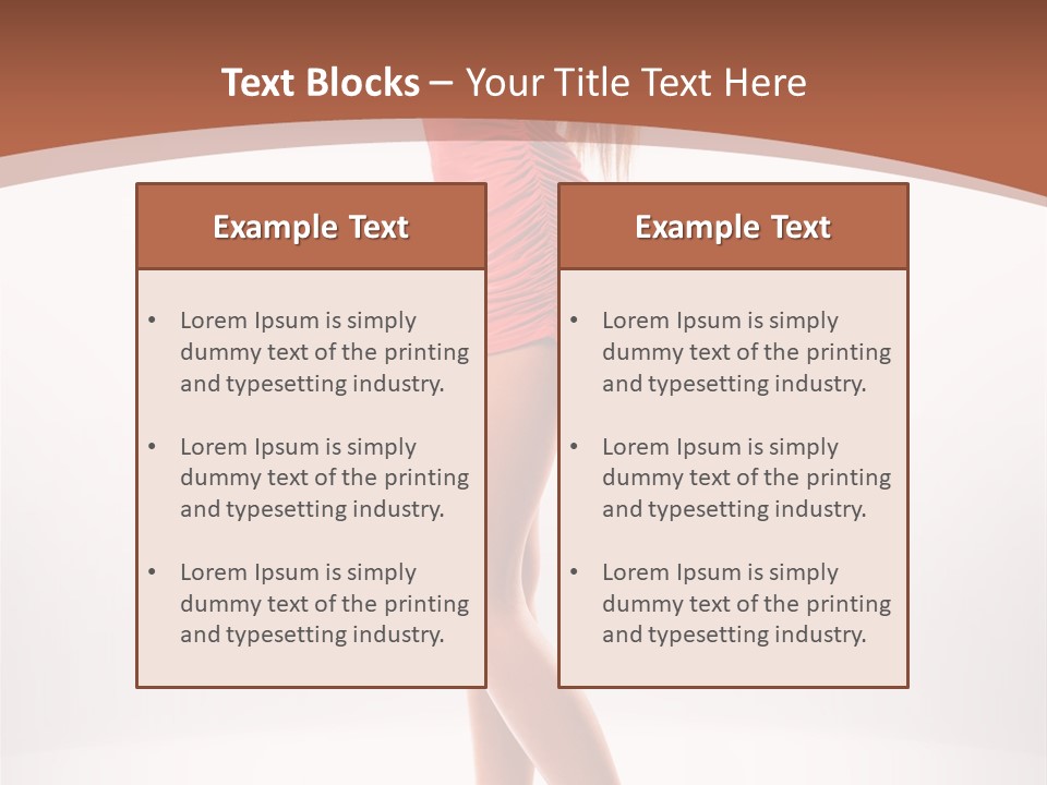 Slender Relaxed Necesser PowerPoint Template