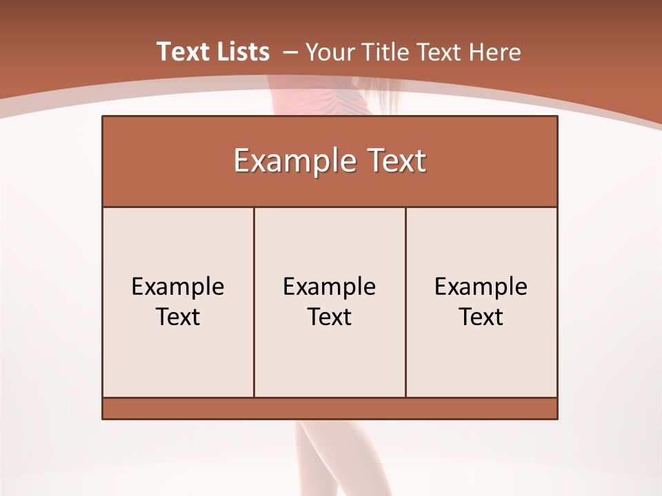 Slender Relaxed Necesser PowerPoint Template