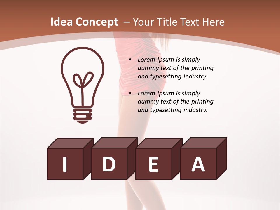 Slender Relaxed Necesser PowerPoint Template