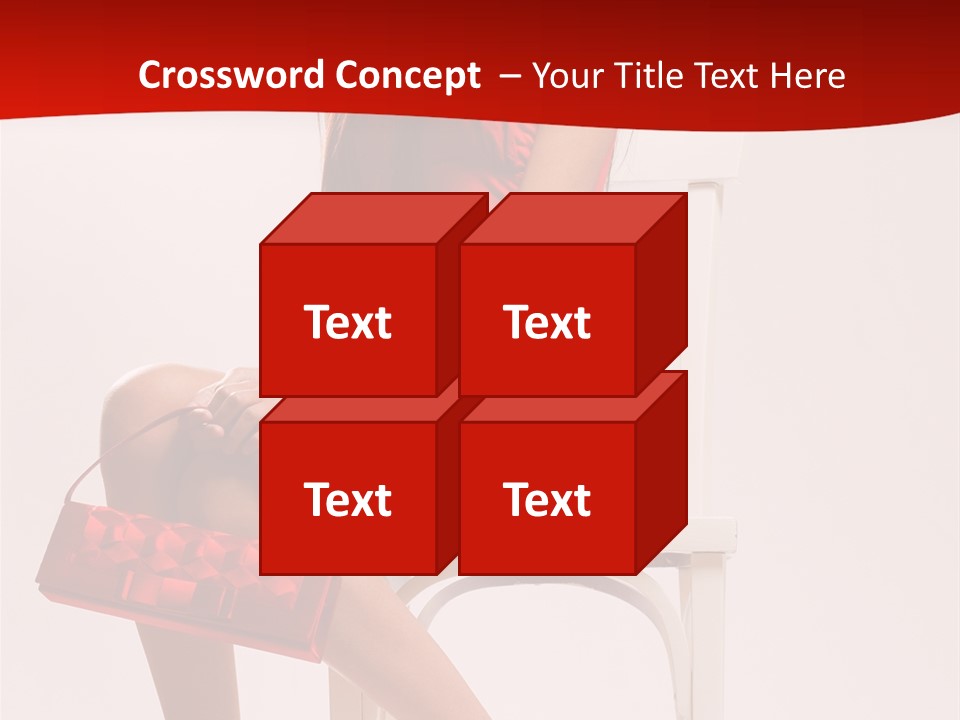 Skinny Hot Girl PowerPoint Template