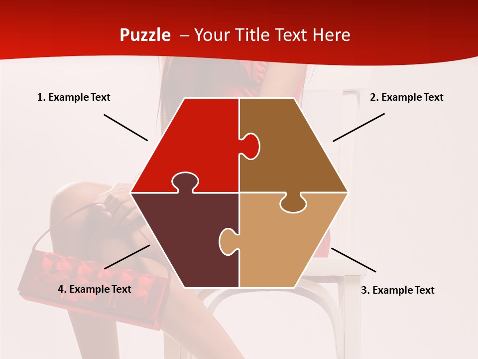 Skinny Hot Girl PowerPoint Template