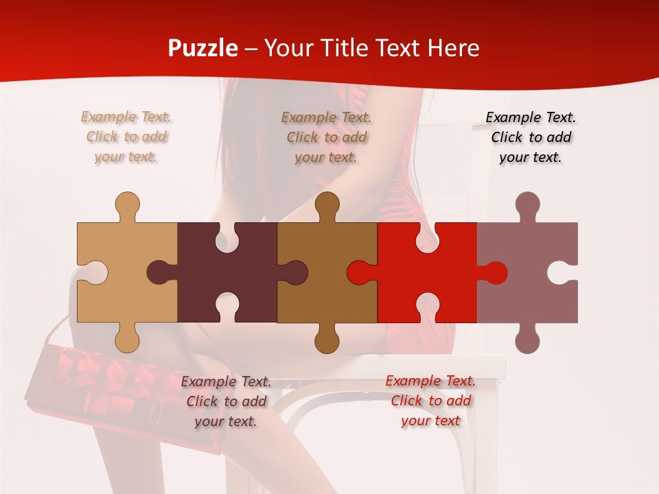 Skinny Hot Girl PowerPoint Template