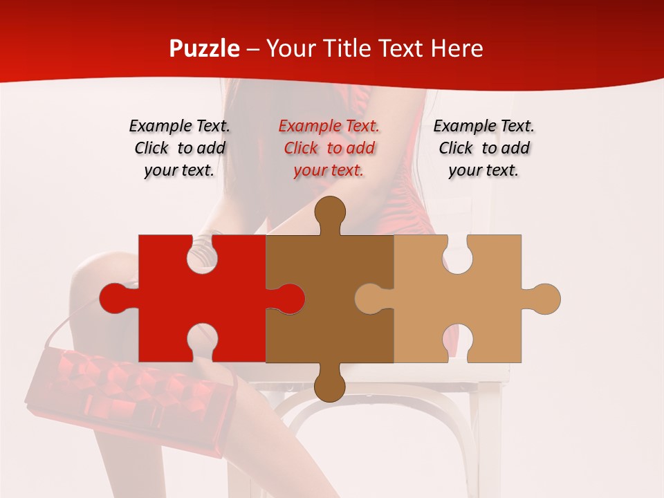 Skinny Hot Girl PowerPoint Template