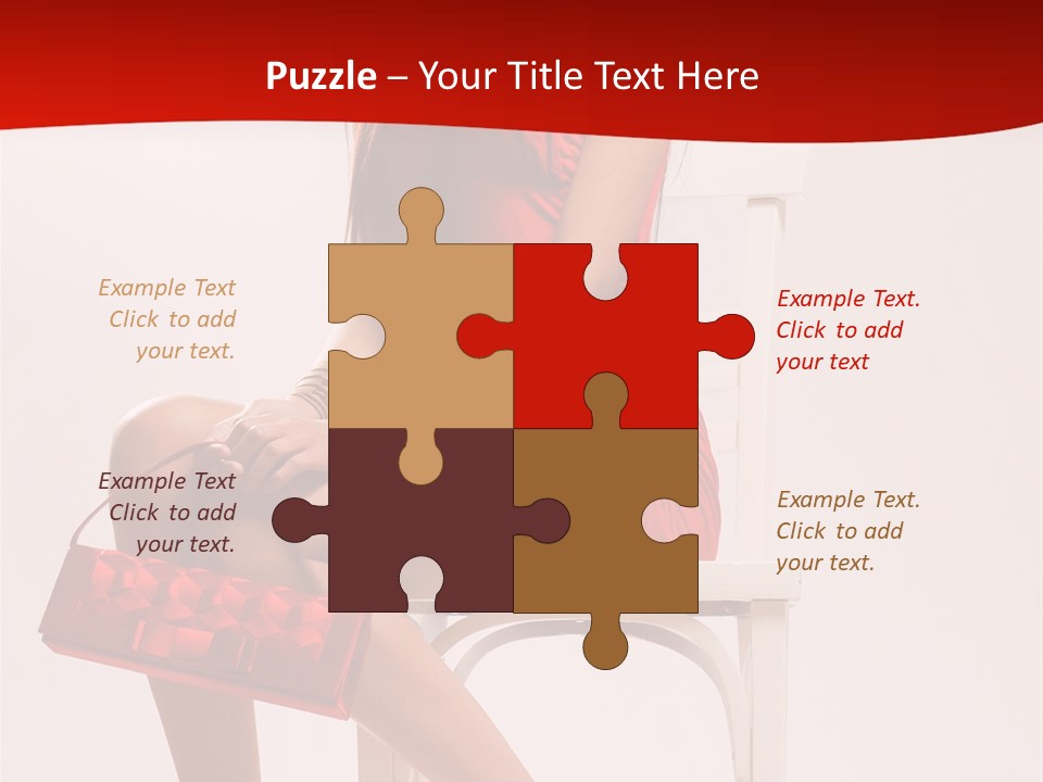 Skinny Hot Girl PowerPoint Template