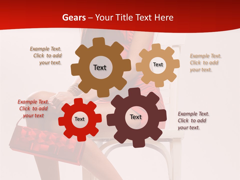 Skinny Hot Girl PowerPoint Template