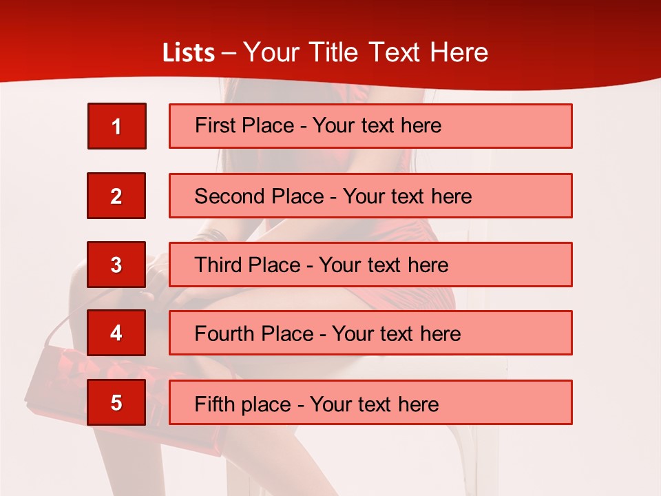 Skinny Hot Girl PowerPoint Template