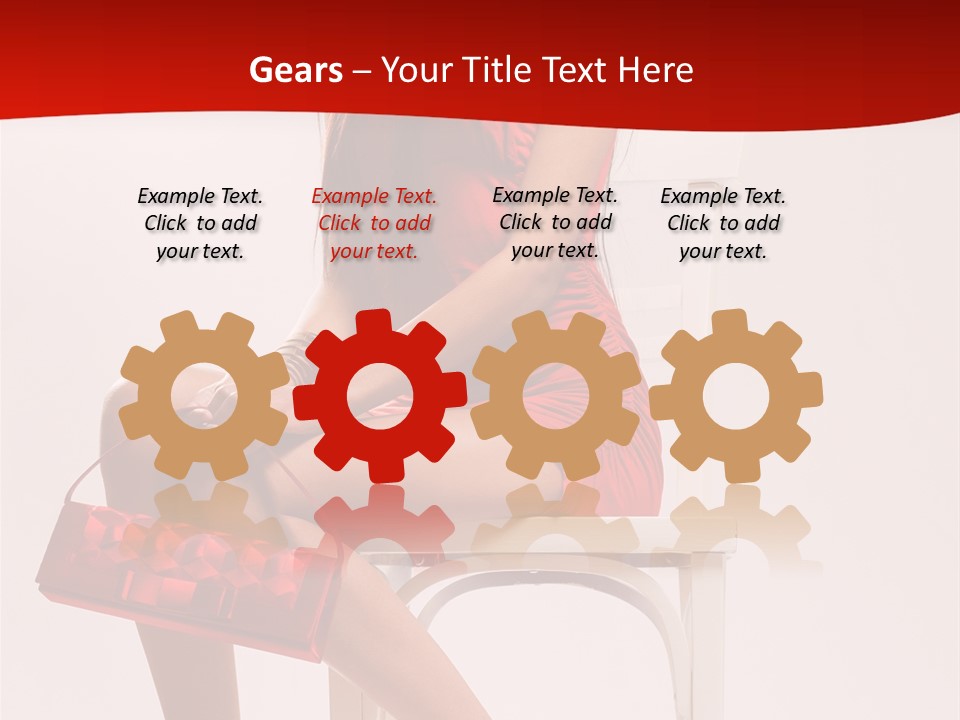 Skinny Hot Girl PowerPoint Template