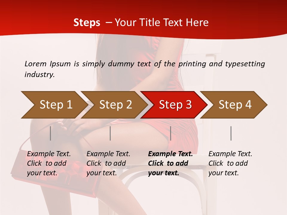 Skinny Hot Girl PowerPoint Template