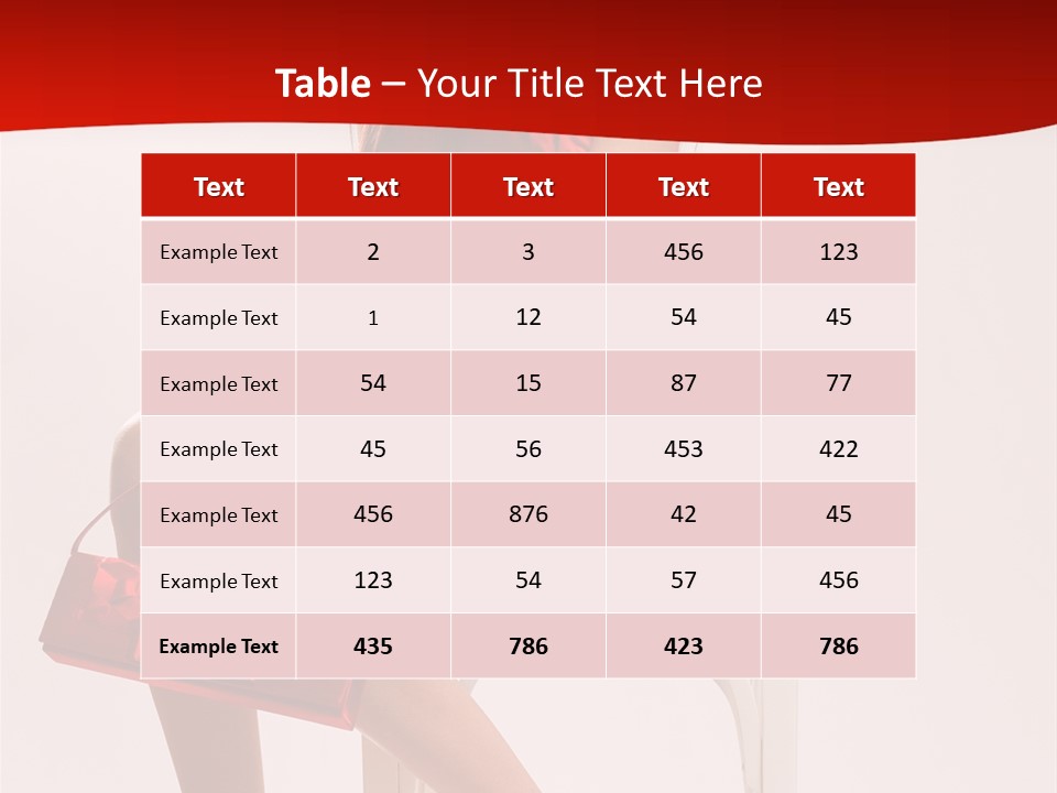 Skinny Hot Girl PowerPoint Template