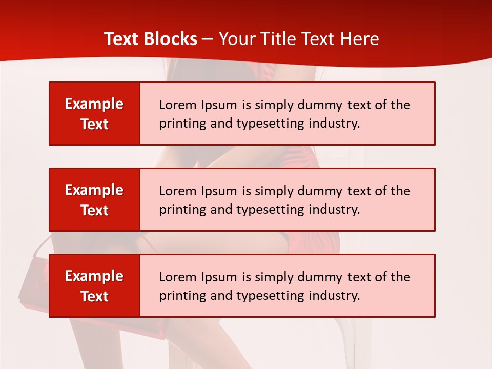 Skinny Hot Girl PowerPoint Template