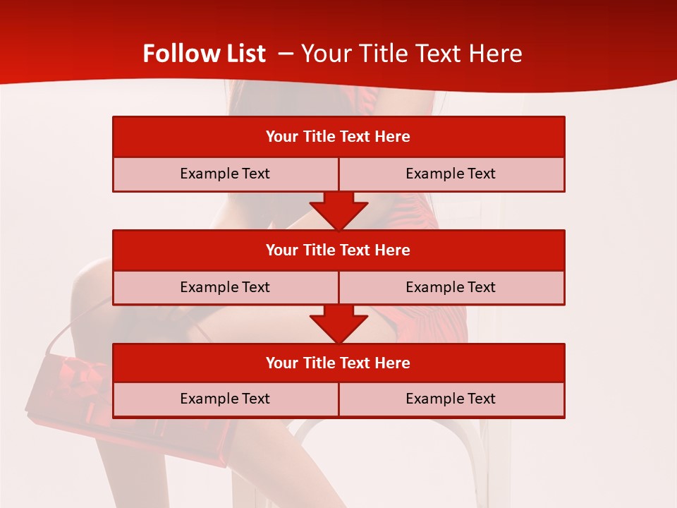 Skinny Hot Girl PowerPoint Template