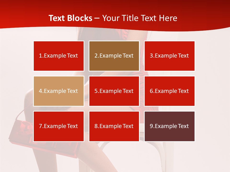 Skinny Hot Girl PowerPoint Template