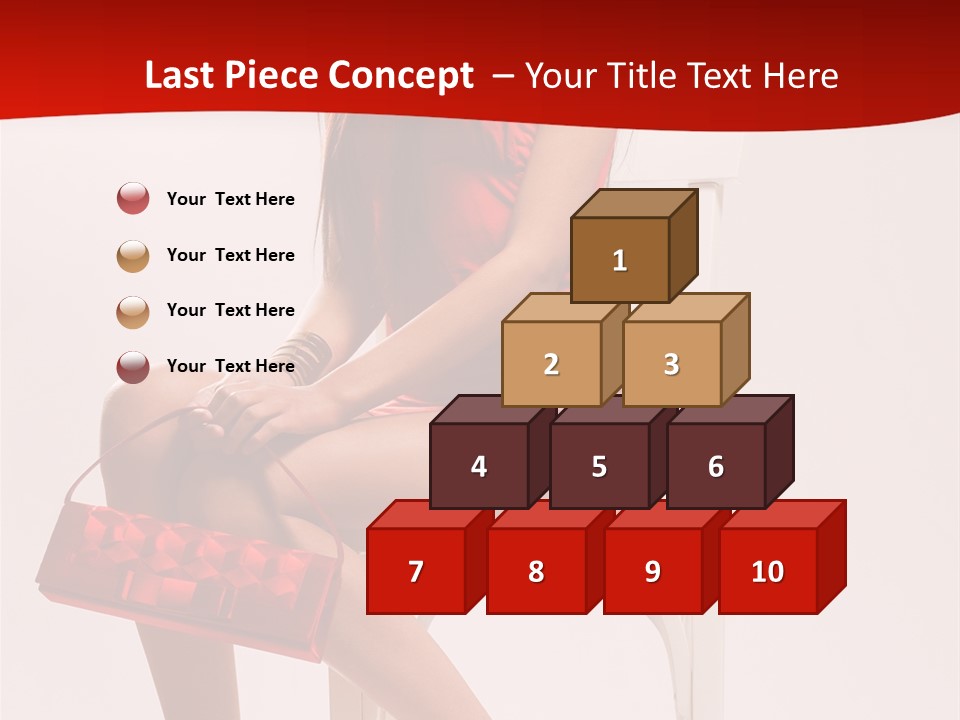 Skinny Hot Girl PowerPoint Template