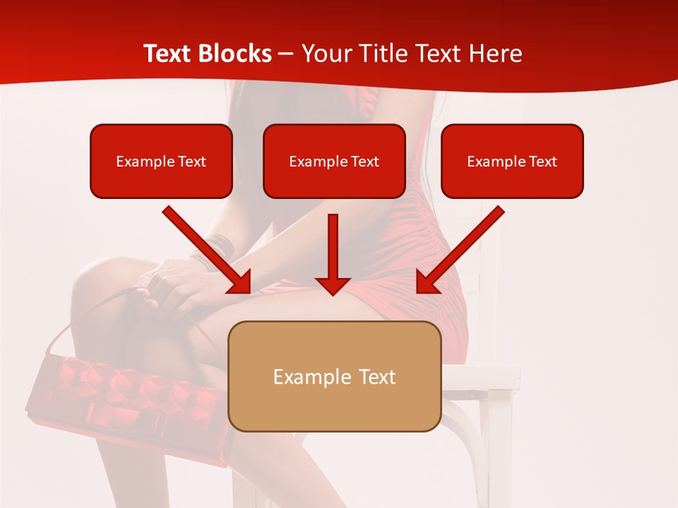 Skinny Hot Girl PowerPoint Template