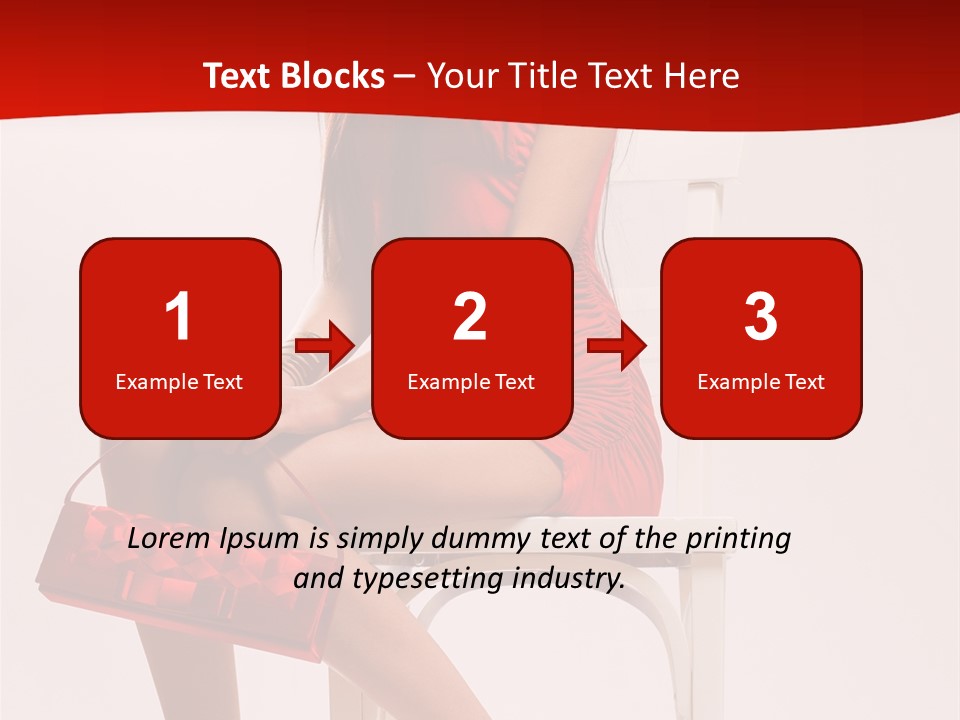 Skinny Hot Girl PowerPoint Template