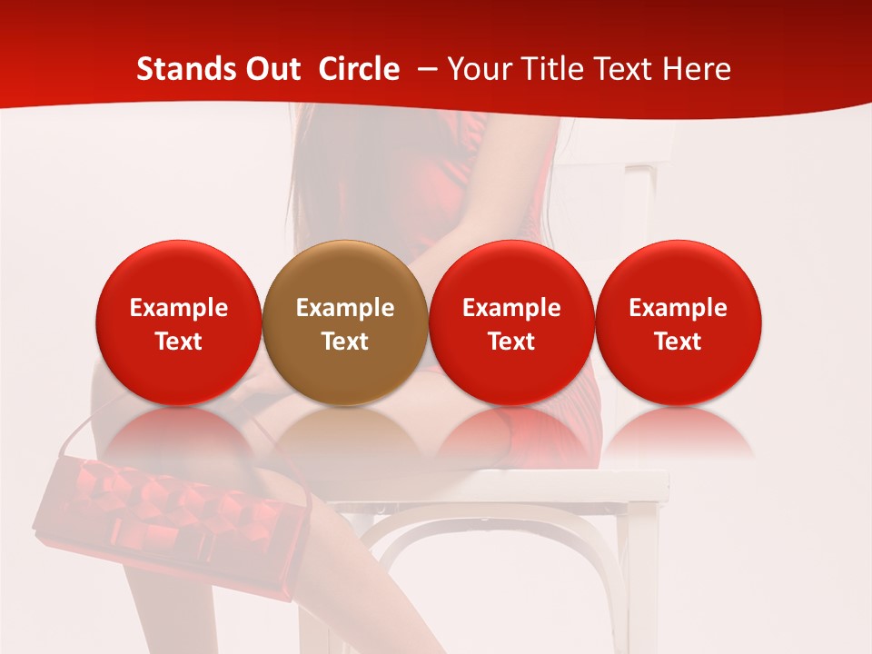 Skinny Hot Girl PowerPoint Template