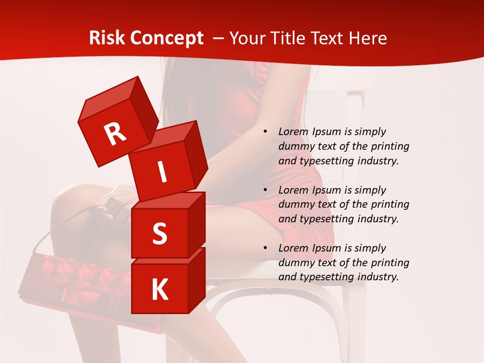 Skinny Hot Girl PowerPoint Template