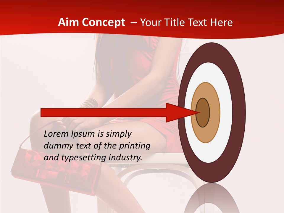 Skinny Hot Girl PowerPoint Template