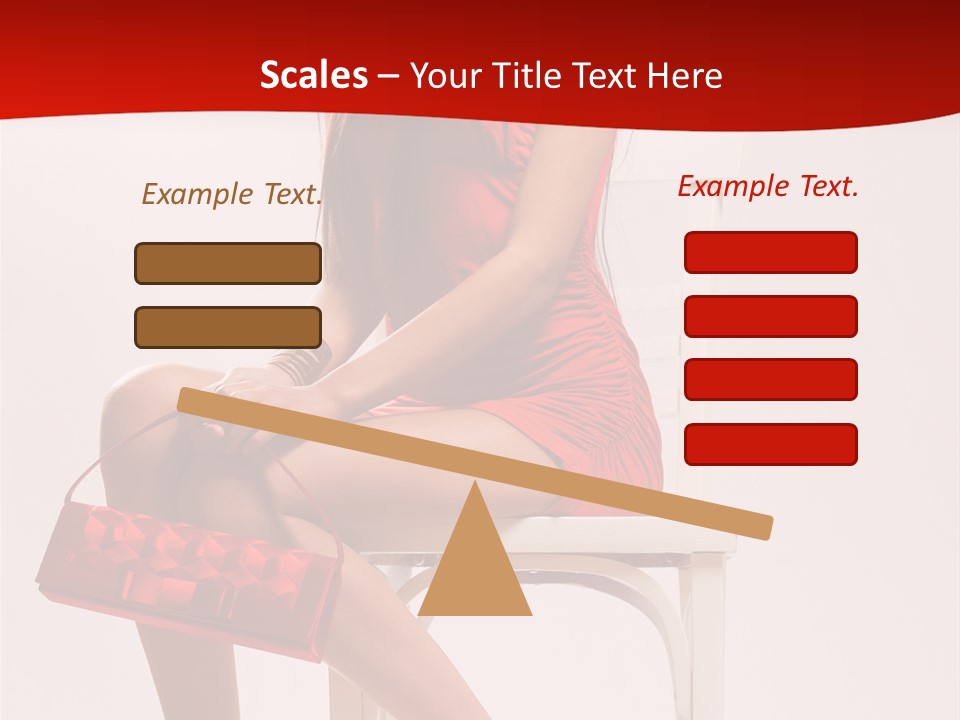 Skinny Hot Girl PowerPoint Template