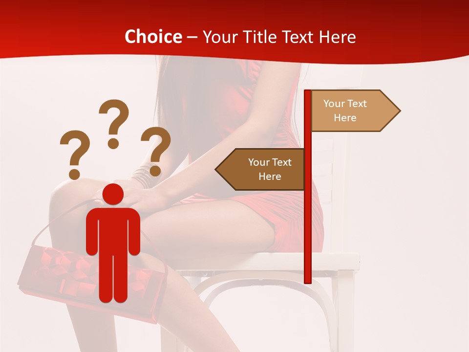 Skinny Hot Girl PowerPoint Template